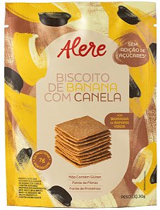 Biscoito de Banana com Canela 7g de Proteína | sem glúten e vegano '30g