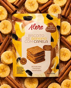 Biscoito de Banana com Canela 7g de proteína vegetal | sem glúten e vegano '30g