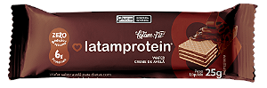 Wafer sabor Avelã Zero Açúcar Latam Protein 25g | 6g de Proteína