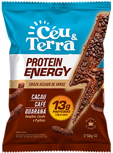 Snacks Proteico Cacau, Café e Guaraná 13g proteína | Céu e Terra '50g