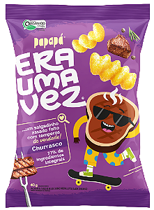 Salgadinho Kids Churrasco 'Era Uma Vez' da Papapá '40g