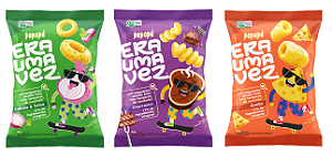 Kit Salgadinhos Kids 'Era Uma Vez' da Papapá com 3 unidades