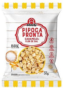 Pipoca com Caramelo e Flor de Sal | sem leite (50g)