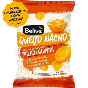 Salgadinho Queijo Nacho com Milho e Quinoa (35g)