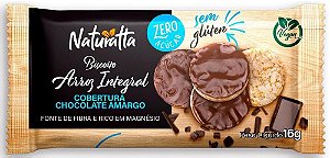 Biscoito de Arroz com Chocolate Amargo | Vegano e Zero açúcar (16g)