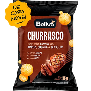 Salgadinho Churrasco com Arroz, Quinoa e Lentilha (35g)