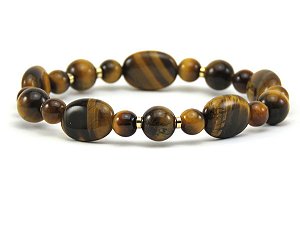 Pulseira Olho De Tigre c/18cm