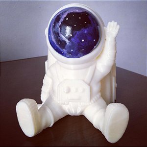 Astronauta Sentado Porta Objetos