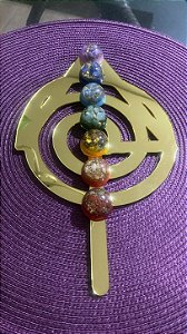 ESCUDO PROTETOR DE AMBIENTES - SÍMBOLO SMACHUE RQC NÍVEL 2 + 7 CHAKRAS