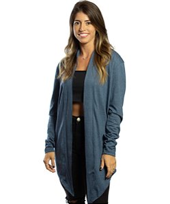 CASACO CARDIGAN AZUL