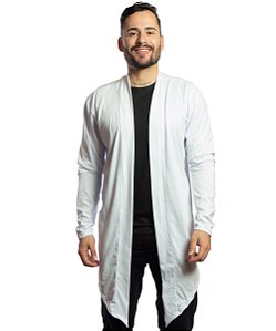 CASACO CARDIGAN BRANCO