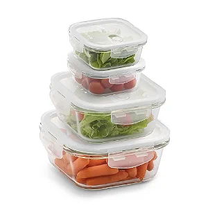 Potes Herméticos de Vidro 4 Unidades Electrolux - A27329401