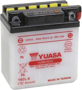 Bateria Yuasa YB3L-B Yamaha DT 200, XT 250, XT 350