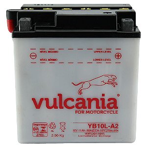 Bateria Vulcania YB10L-A2 11Ah GS500 Intruder 250 Virago 250