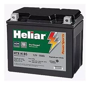 Bateria Heliar HTX12-BS Citycom Vulcan Bandit Hayabusa Vstrom