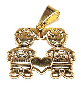 Pingente dois meninos