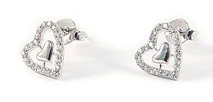 Brinco pequeno coração