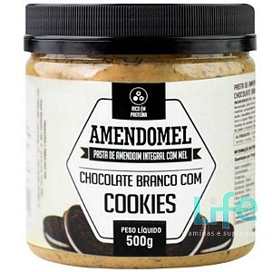 AMENDOMEL CHOCOLATE BRANCO COM COOKIES - 500G
