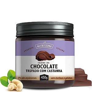 CREME DE CHOCOLATE TRUFADO COM CASTANHA - 450G
