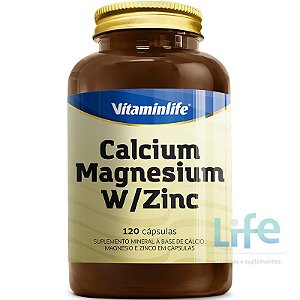 CALCIUM, MAGNESIUM W/ZINC - 120 CÁPSULAS
