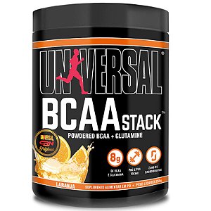 BCAA STACK LARANJA - 250G UNIVERSAL NUTRITION