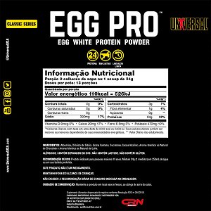 EGG PRO CHOCOLATE - 454G UNIVERSAL NUTRITION