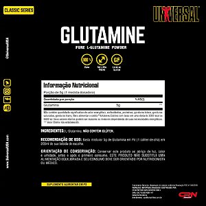 GLUTAMINE - 300G UNIVERSAL NUTRITION