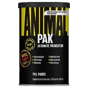 ANIMAL PAK 30 PACKS ULTIMATE FOUNDATION - UNIVERSAL NUTRITION