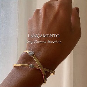 Bracelete Coração com zircônias