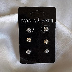 Trio ponto de luz em zircônia