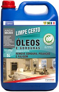 Limpe Certo Óleos, Graxas e Gorduras 5 Litros - Performance Eco Limpe Certo Óleos, Graxas e Gorduras 5 Litros - Performance Eco