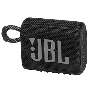 Caixa de Som Jbl Go 3 Black 3w 5 horas de bateria - Tapajós Informática -  Loja Virtual segura e especialista em notebook e computadores, melhor preço  garantido