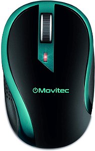 Mouse Sem Fio Movitec OMW-02 1200 DPI Preto e Azul