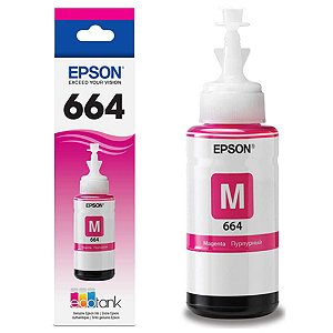 Tinta Epson L375 | T664 | T664320 | T-664 Magenta Bulk Ink Original 70ml