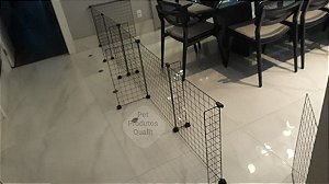 Cercado 10 modulos c/ porta articulada~Mod. Canaã