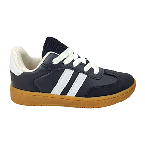 Tênis Casual Preto Feminino Vintage - Tamanhos 30-31-32-33