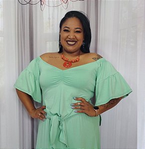 Bata Ciganinha com Amarração Plus Size G2