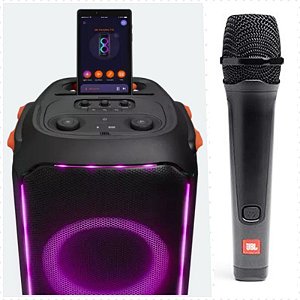 Caixa de Som JBL Partybox 710 + Microfone Karaokê