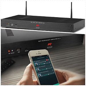 Amplificador AAT AUDIOCAST AC-1 G2 Conexões WI-FI-Bluetooth