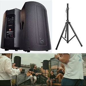 Caixa de Som JBL Max 15 Ativa Bluetooth 110/220V + Pedestal