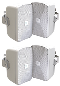 Caixa JBl Control SA-PRO C-SA6 100W Kit 4 caixas cor Branco
