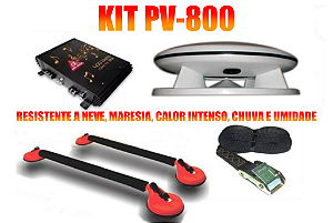 Kit PV800 Propaganda Volante FSaudio + Rack + Amplificador