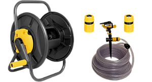 Suporte Enrolador S/Rodas+Mang 20m Vonder+Irrigador Setorial