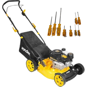 Máquina gasolina cortar grama 16" MGV 162 VONDER + Brinde