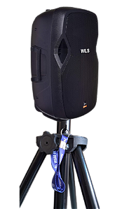 Caixa Acústica  WLS S10 Ativa com Bluetooth + Suporte Tripé