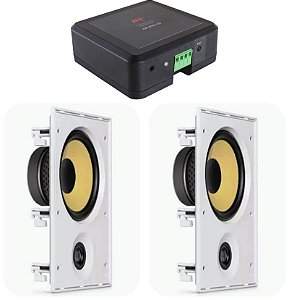 Amplificador AAT BTA-1 G2 + 2 Caixas JBL CI PLUS 6R