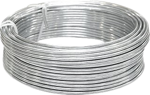 Arame galvanizado comercial BWG 14 2,11 mm VONDER 1KG