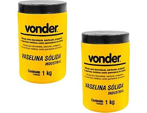 Vaselina sólida industrial VONDER - 2 KG