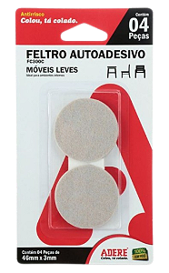 Feltro Protetor Antirrisco Adere FC300C 46x3mm - 4 peças
