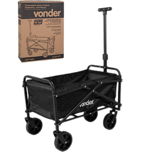 Carrinho para carga dobrável com bolsa 60 kgf CDV 060 VONDER